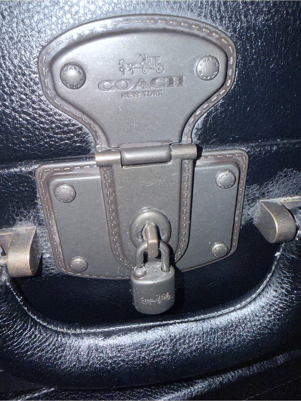 RARE Coach New York Retail Display Trunks Set of 3 Matching Cases | Props - Picture 11 of 14